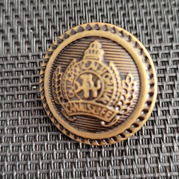 20 Metal Sewing Buttons-Crown Style 25mm 1 inch 2 Pkgs - Picture 2 of 3